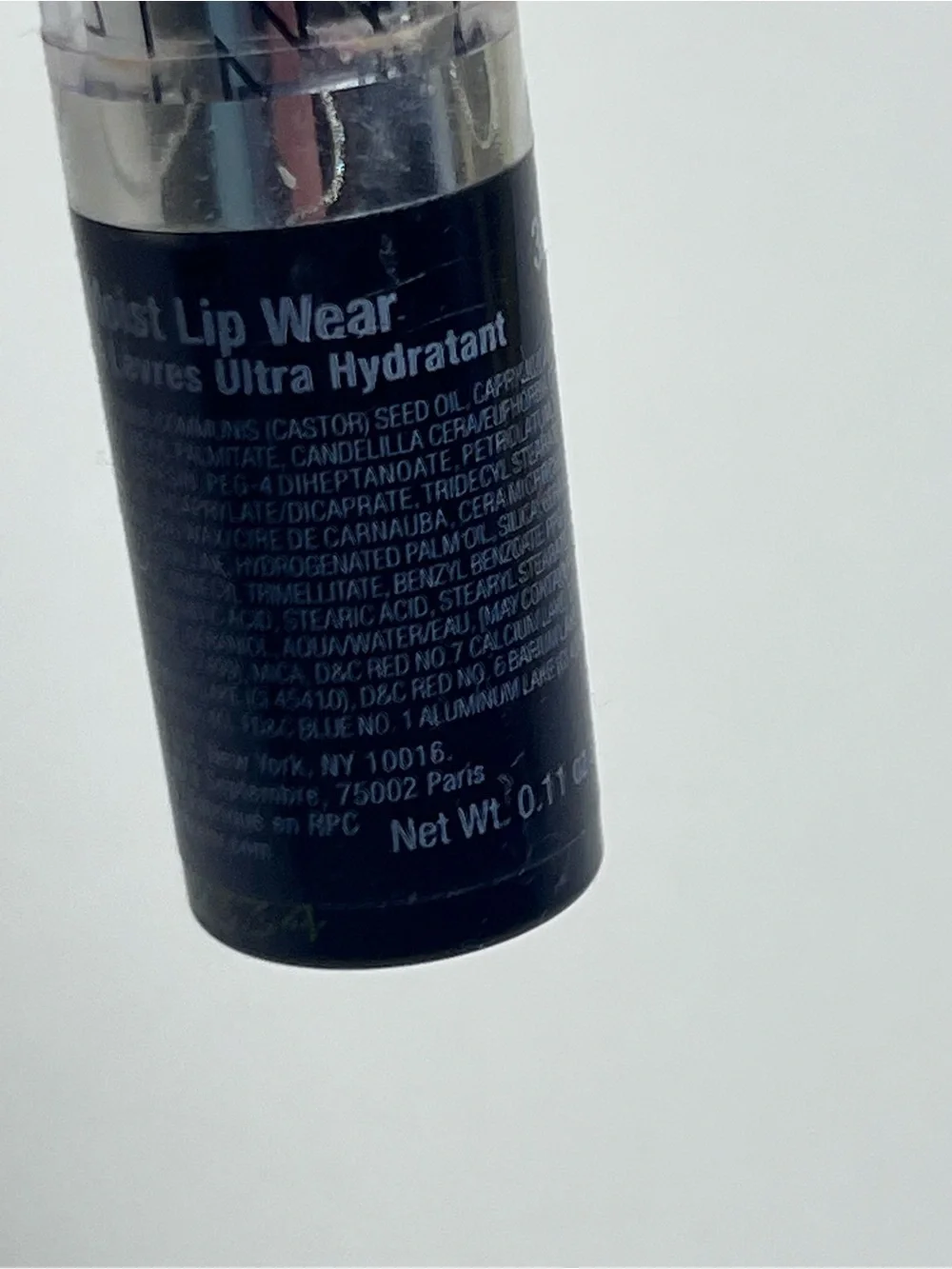 NYC New York Color Ultra Moist Lip Wear Lipstick Shade 308 Retro Red New Sealed